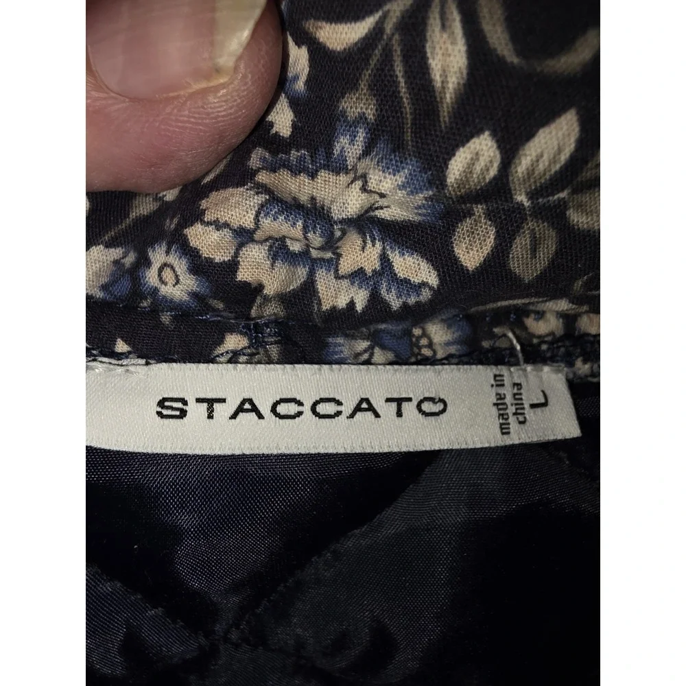 Staccato Quilted Jacket. Snap Front. Size L.‎ Coastal, Y2K, Cottagecore,...